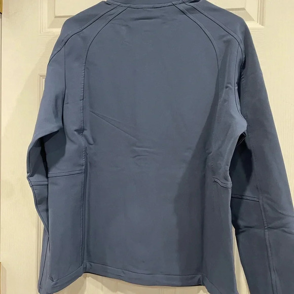 Vail Colorado Women’s Size L Large Soft Shell Blue Jacket NWT Devon & Jones - Picture 5 of 6